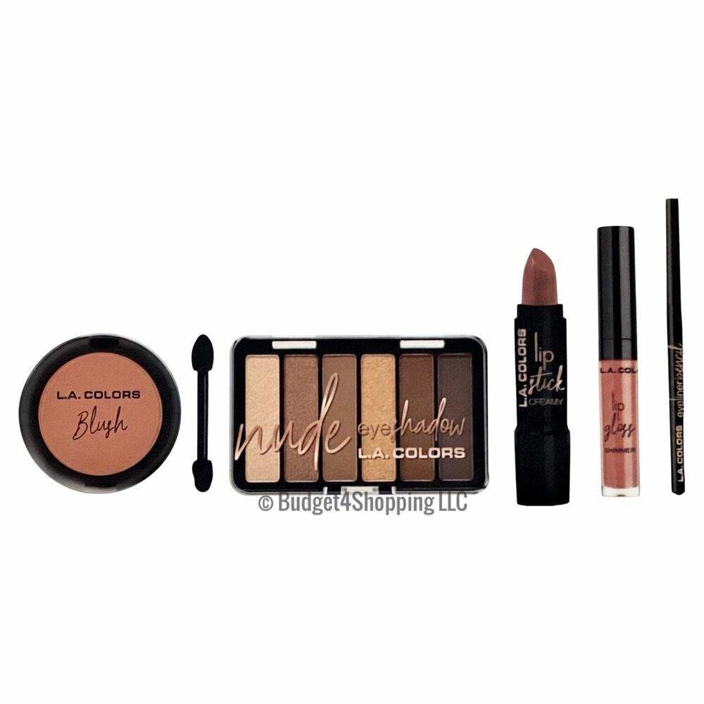 LA. Colors Romantic Chic Get the Look Book 6 Piece Set Makeup Mix Kit